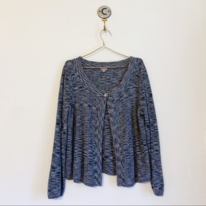 J. JILL Scoop Neck Button Up Cardigan